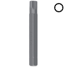 Hacaдкa (бітa) 10мм L75мм Spline M6 FSFB1206 TOPTUL (FSFB1206)