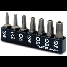 Набір біт (Torx: T10-T40 з отвором) (GAAV0703)