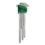 Набір Г-обр. ключів TORX T10-T50 9од. супердовгих з отвором TOPTUL GSN-09ETgsn -09 (GSN-09ET)