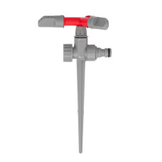 Дощувач круговий з головкою, що обертається, на костилі PP, ABS, Zinc alloy (GE-0055)