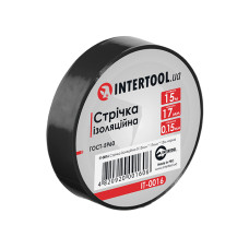 Стрічка ізоляційна 0.15mm*17mm*15m чорна (IT-0016)