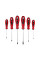 Набір викруток 6ед. (SL3x75, SL5x100, SL6x125, PH0x75, PH1x100, PH2x125) Cr-V, Ergo-design (VT-2005)
