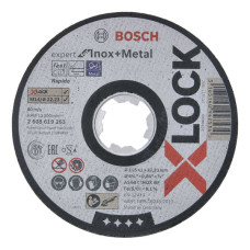 Круг відрізний Bosch X-Lock Expert for Inox+Metall, 115х1х22,23 мм, прямий (2608619263)