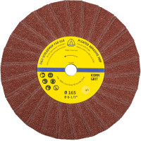 Пелюстковий шліфувальний круг, 165 x 14 mm зерно 220 однорядний 2 пластини в пакеті (26033)