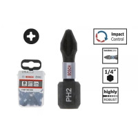 Біта Impact Control 25 мм PH2 TicTac (2607002803)