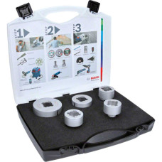 Набір алмазних коронок Bosch X-Lock Dry Speed Best for Ceramic, 20, 25, 35, 51, 68 мм (2608599037)