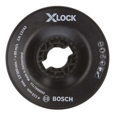 Опорна тарілка Bosch X-Lock з затискачем 115 мм груба (2608601713)