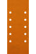 Аркуш, 115 x 280 mm зерно 60 шаблон отворів GL1 (5324)
