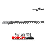 Пилка для лобзика Bosch по дереву T244D, 4-5,2×100 мм, 5 шт (2608630058)