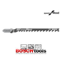 Пилка для лобзика Bosch по дереву T244D, 4-5,2×100 мм, 5 шт (2608630058)