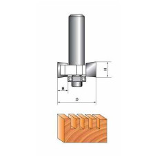 Фреза ГЛОБУС 1023 h5x56 кромочна фальцева (1023-h5X56-G)