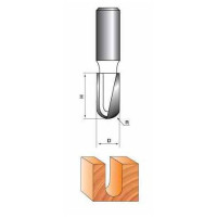 Фреза ГЛОБУС 1012 8x25 пазова галтельна (1012-L58-8X25-G)