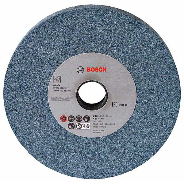 Шліфкруг Bosch 200х32х25 мм, зерно 60 (2608600112)