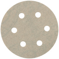 Шліф. аркуш 80мм, 6 отворів, 25ш, P100 Ф (624084000)