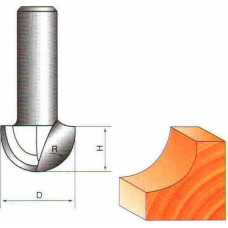 Фреза ГЛОБУС 1005 D35 пазова галтельна (1005-D35-G)