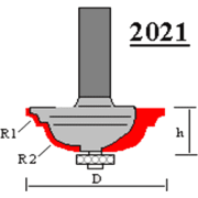 Фреза ГЛОБУС 2021 R4 (2021-R4/10-G)