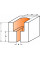 Фреза HM D=12,7 d=4,36 I=24,2 S=8 I2=13,9 (913.101.11)